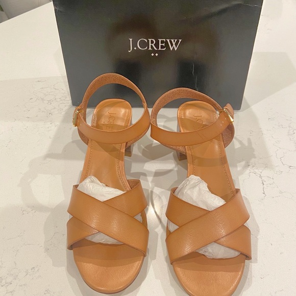 J. Crew Lowblock Heel Sandal - Picture 3 of 9